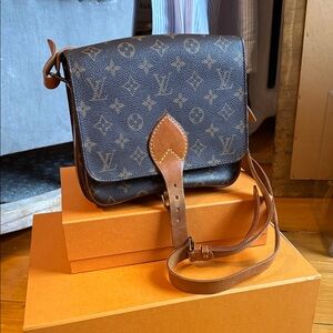 Louis Vuitton Cartouchiere MM Monogram Crossbody Bag
